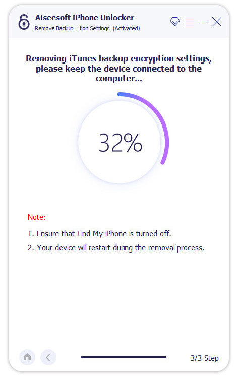 Buscar iPhone está desactivado