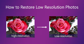 Cómo restaurar fotos de baja resolución