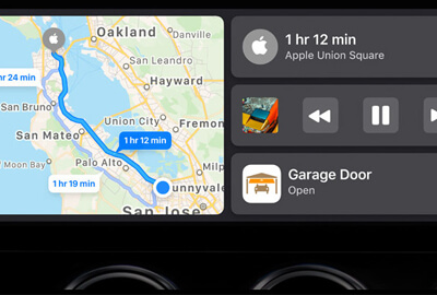 Un panel de CarPlay simplificado en iOS 13/14