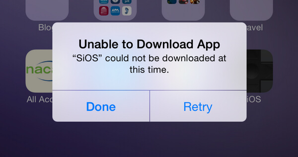 No se puede descargar la actualización de aplicaciones de iPhone