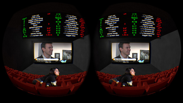 Reproductor de vídeo de realidad virtual liveviewrift