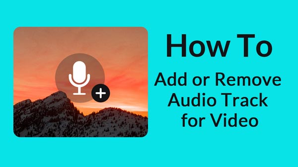 Agregar/eliminar pista de audio para video