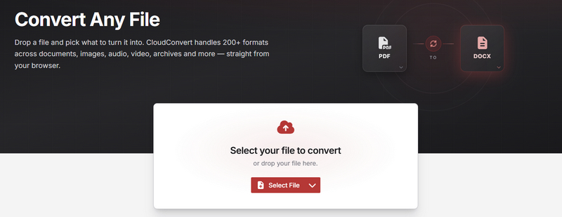 Cargar desde CloudConvert