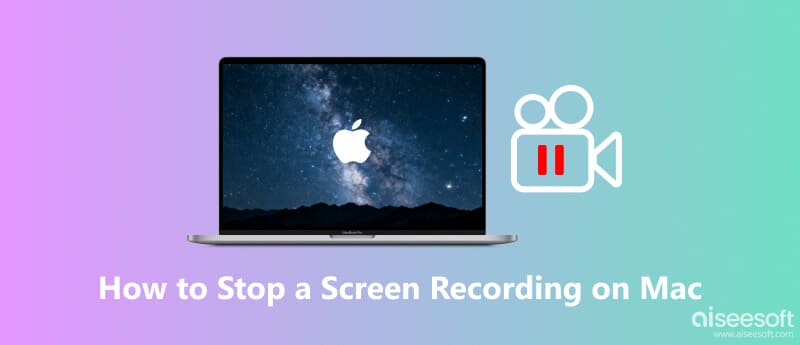 Stop a Screen Recording on Mac