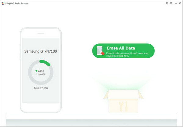 iSkysoft Data Eraser para borrar el historial en Android