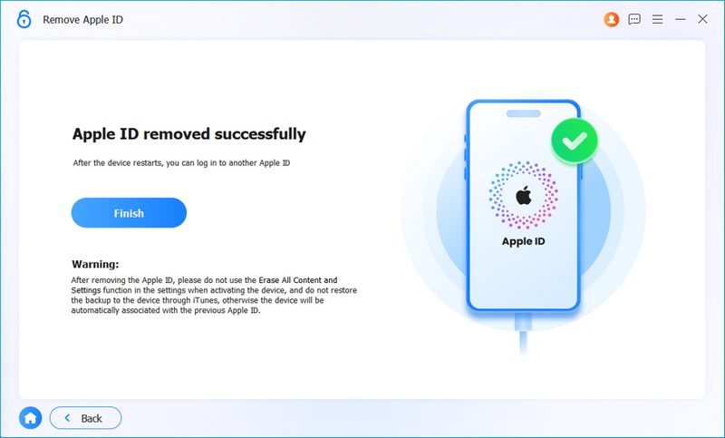 Código de acceso de Apple ID eliminado correctamente