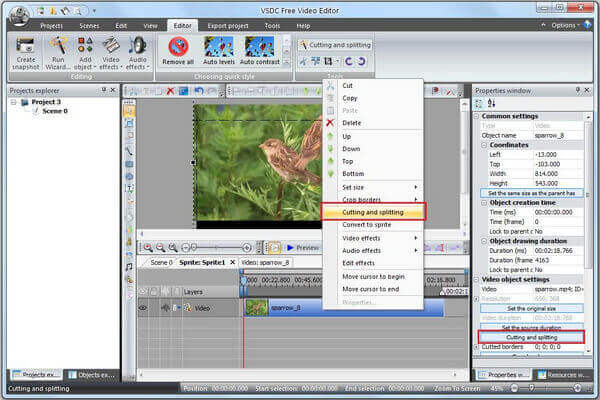 Editor de video gratuito VSDC