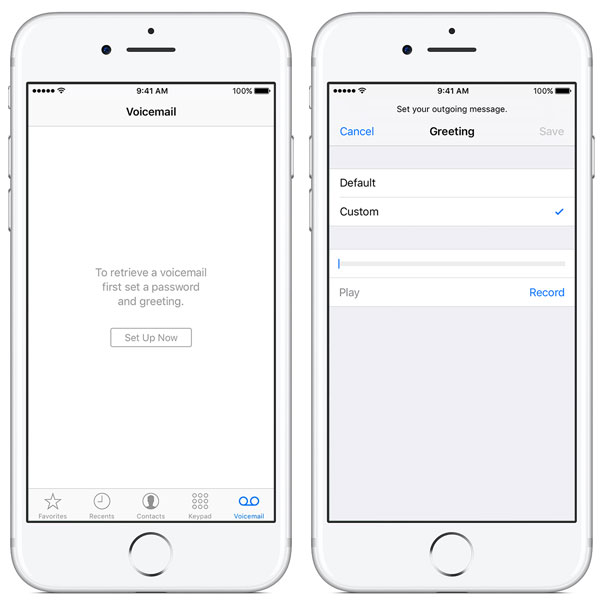 Configurar el correo de voz del iPhone