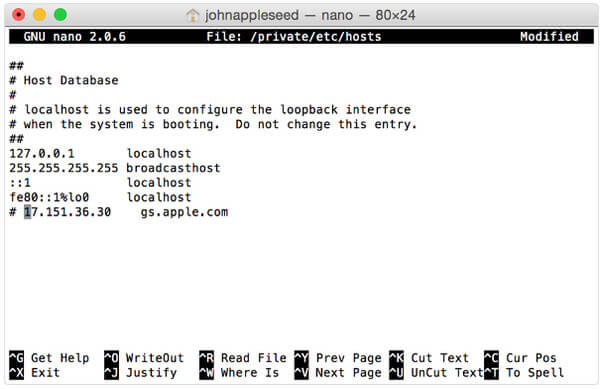 Host File en Mac
