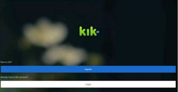 Inicio de sesión de Kik Messenger