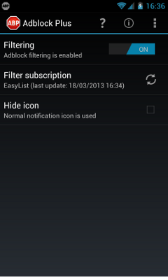 Adblock Plus para Android