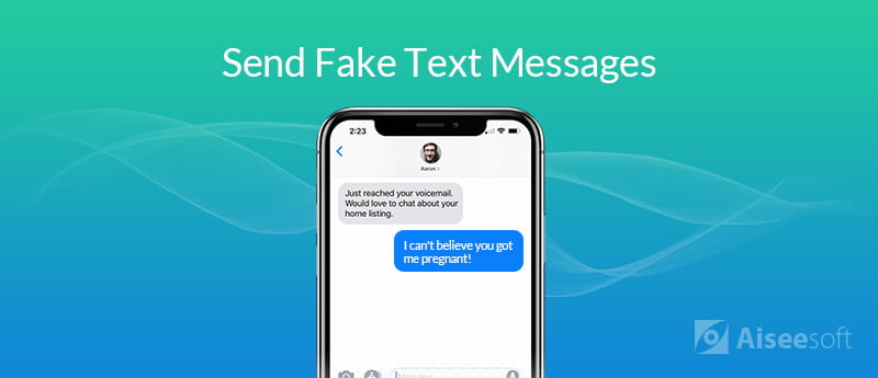 Enviar mensajes de texto falsos
