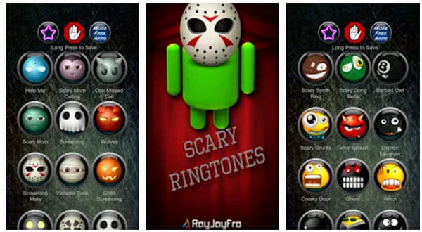 Zedge Ringtone App - Tonos de miedo