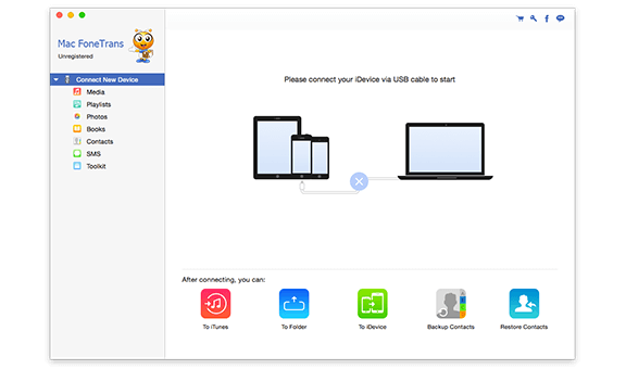 Kit de herramientas de software BD para Mac - Mac FoneTrans