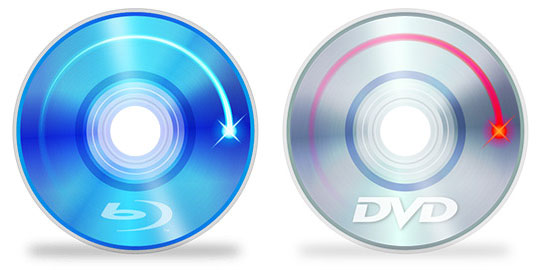 Disco Blu-ray y DVD