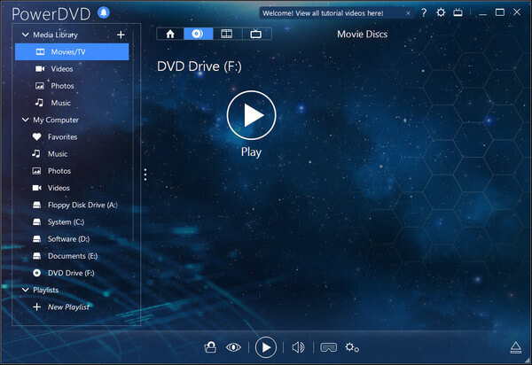 Reproducir DVD con PowerDVD