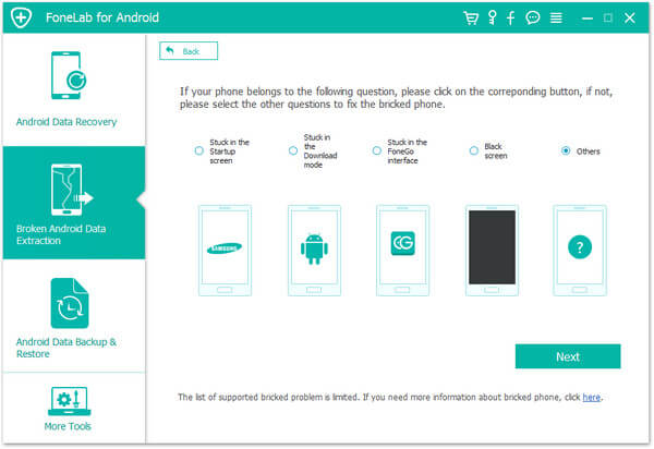 Reparación del sistema Android