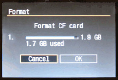 Formatear la tarjeta SD en la cámara