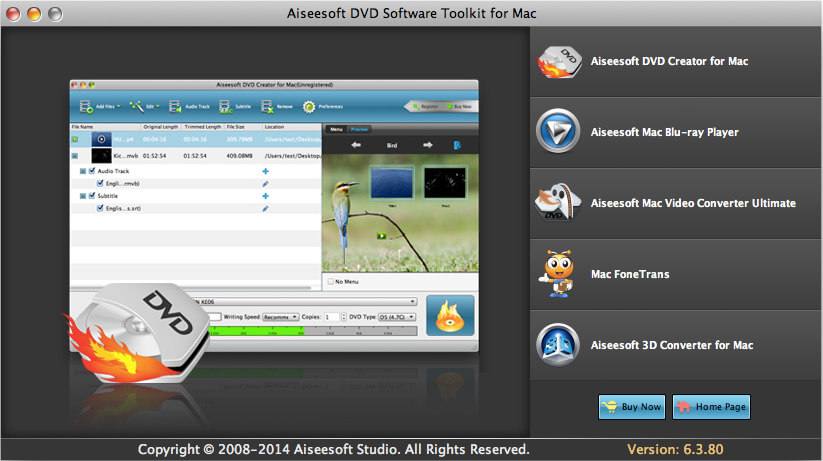 Kit de herramientas de software Mac DVD