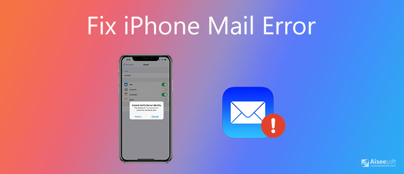 Reparar error de correo de iPhone