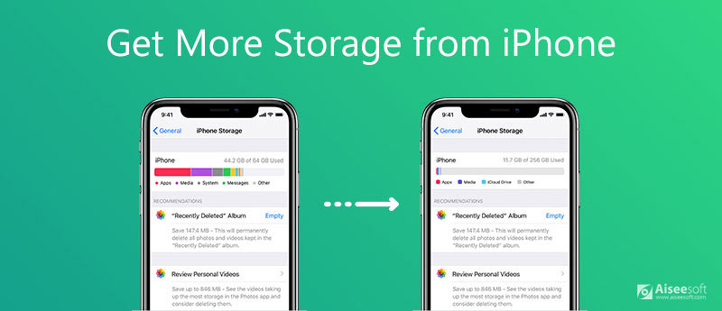 Obtenga más almacenamiento desde el iPhone