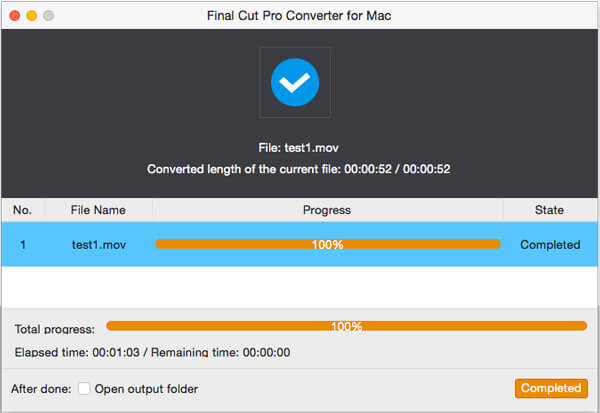 Convertir vídeo a Final Cut Pro