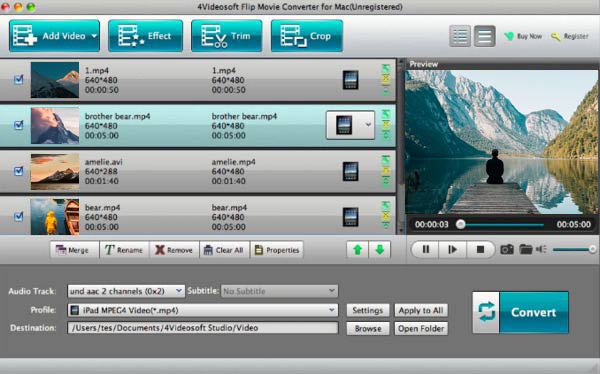 4Videosoft Voltear Movie Converter para Mac