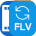 Convertidor FLV para el logotipo de Mac