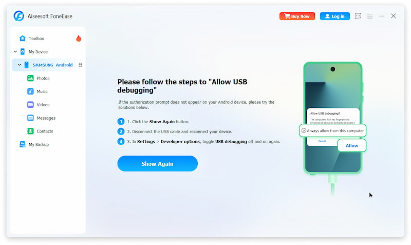Depuración USB de Android