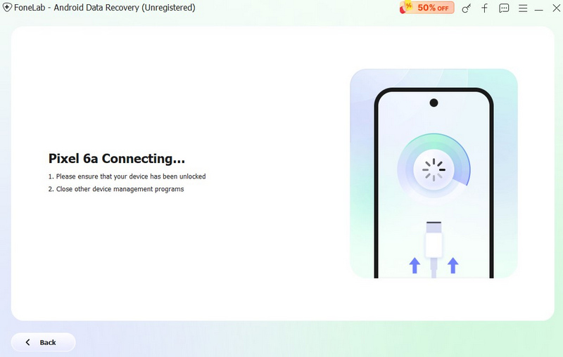 Conectar el teléfono con USB