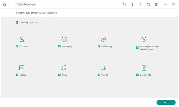 Recuperación de datos de Android iSkysoft