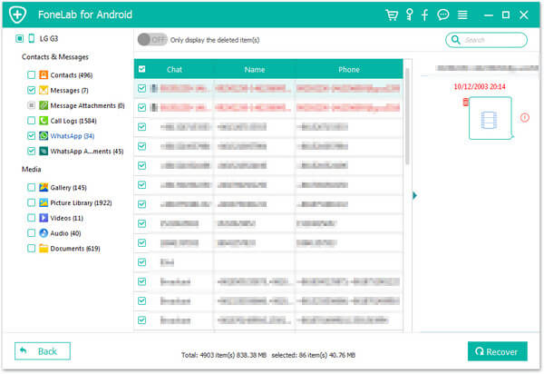 Recuperar mensajes eliminados de WhatsAapp