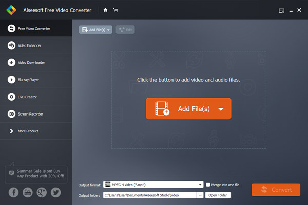 Instalar el convertidor de video gratuito