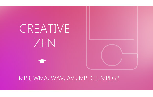 Formatos compatibles con Creative Zen