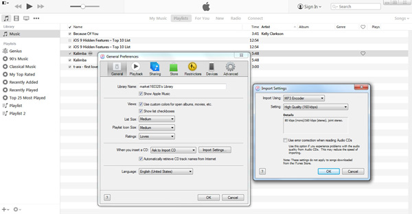 Convierte audio a MP3 a través de iTunes