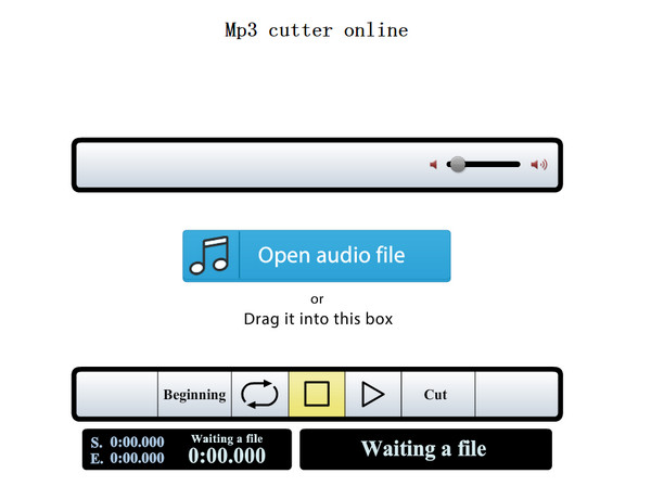 MP3 Cutter y Ringtone Maker en línea