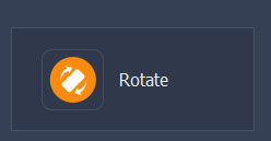 Haga clic en el botón Rotar