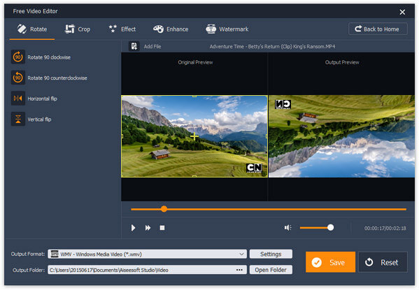 Rotar un video en la alternativa VLC