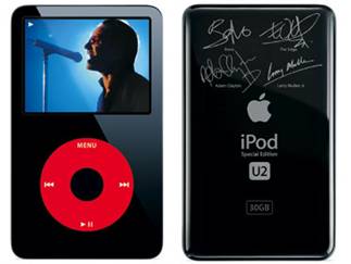 El iPod U2 de tercera generación