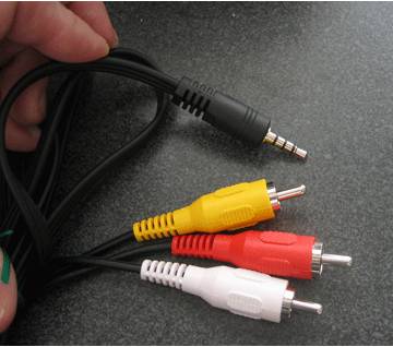 Cable de audio y video