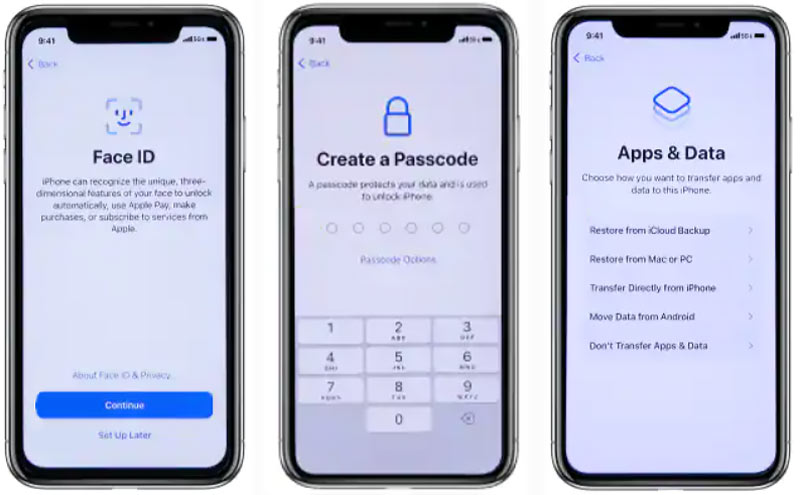 Establecer código de acceso de ID de cara de iPhone