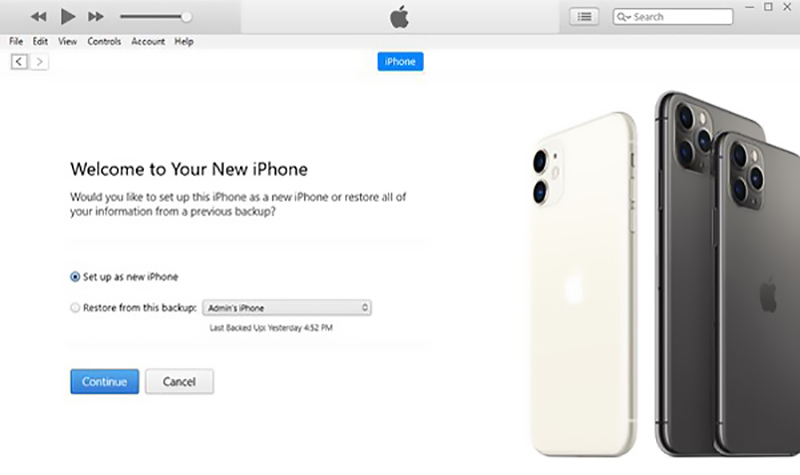 Configurar Activar un nuevo iPhone con iTunes