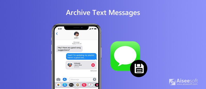 Archivar mensajes de texto