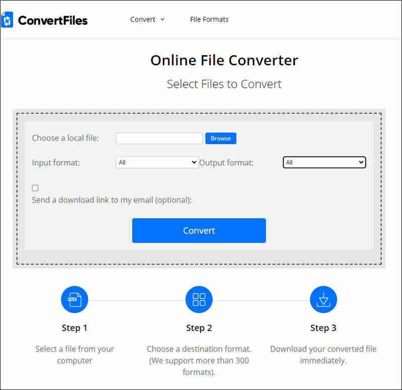 Convertir archivos