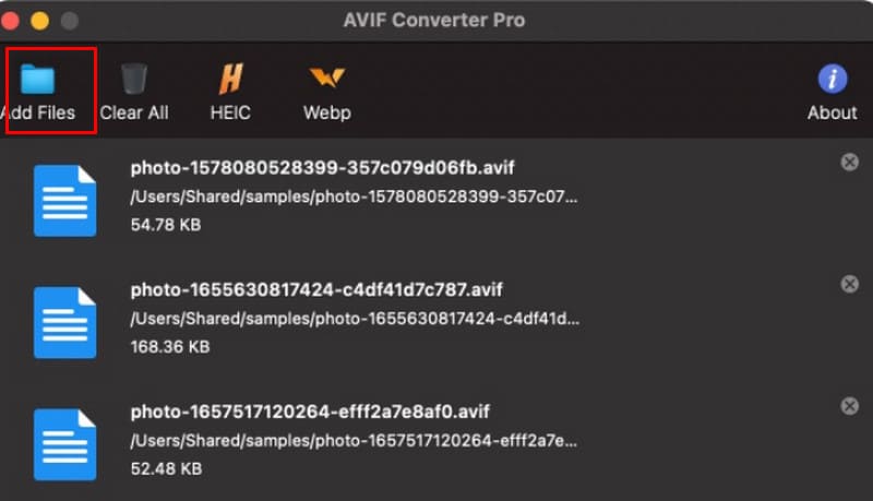 Añadir convertidor Avif para Mac