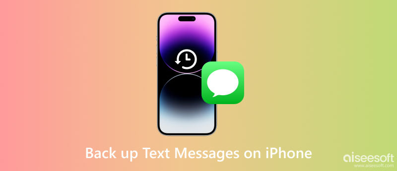 Copia de seguridad de mensajes de texto en iPhone