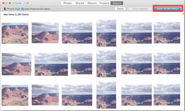Copia de seguridad de fotos de iPhone a Mac con la aplicación de fotos