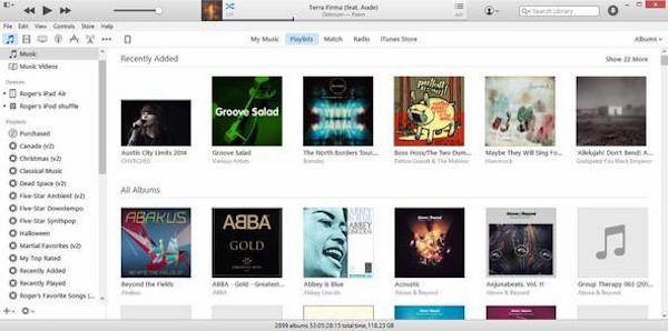 Enciende iTunes