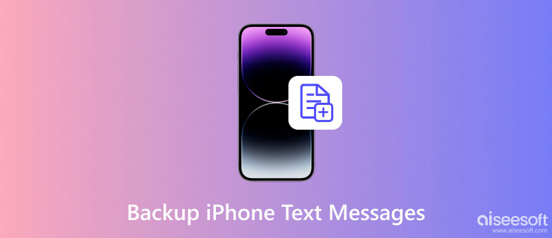 Mensaje de texto de copia de seguridad en iPhone