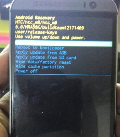 Modo de recuperación en HTC